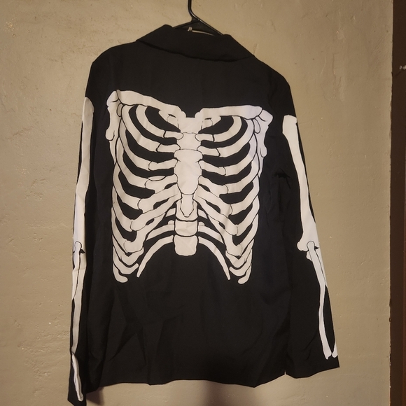 Spirit Halloween Day Of The Dead Costume Mens Size M Hat And Top - Picture 3 of 4